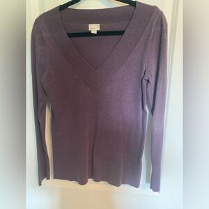 Caslon maroon sweater, size small